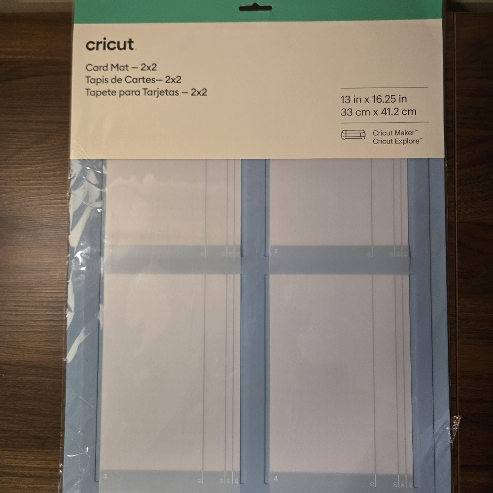Cricut Light Blue Card Mat 2x2